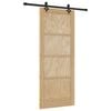 vidaXL Libisev uks ORKDAL Naturaalne 83 x 202 cm Toekas m&auml;nnipuit