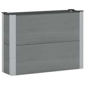 vidaXL K&otilde;rgendatud aia taimelava Hall 100 x 30 x 72 cm