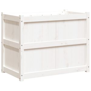 vidaXL aia taimekast, valge, 90 x 50 x 70 cm, m&auml;nnipuit