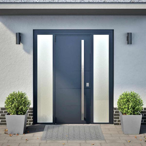 vidaXL aia taimekastid 2 tk, 40x40x40 cm, tsingitud teras