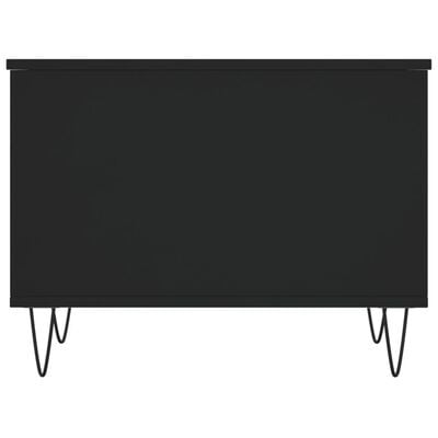vidaXL kohvilaud, must, 60 x 44,5 x 45 cm, tehispuit