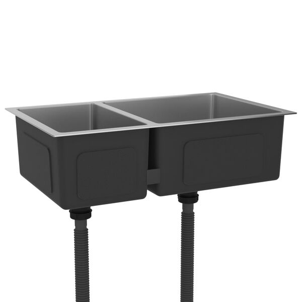 vidaXL köögivalamu, roostevabast terasest