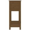 vidaXL riiuliga taimekast, meepruun, 82,5x34,5x81 cm, männipuit
