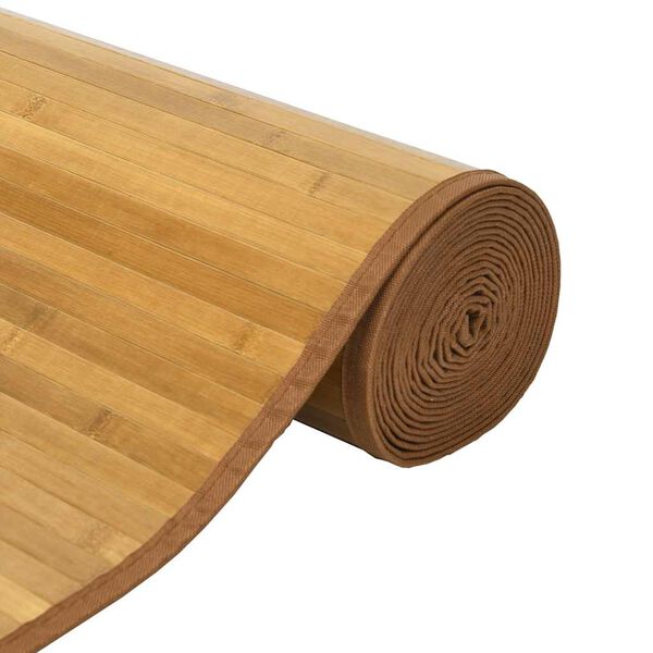 vidaXL vaip, ristk&uuml;likukujuline, naturaalne, 100 x 400 cm, bambus