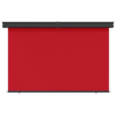 vidaXL rõdu külgsein, 175 x 250 cm, punane