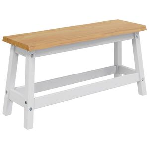 VidaXL S&ouml;&ouml;gipenks EKAI Valge 91,5 x 29 x 45,5 cm Toekas m&auml;nnipuit