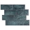 vidaXL Subway plaat 10 tk Sinine roheline 29 x 21 cm