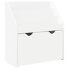 vidaXL Laste Raamatuhind sahtliga Valge 60 x 29,5 x 69 cm Tehispuit