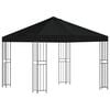vidaXL Paviljon 3 x 3 m Must Pol&uuml;ester ja teras 190 gsm