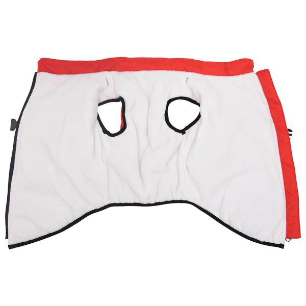 vidaXL Koera mantel Punane L48 Fliis ja pol&uuml;ester