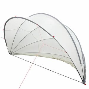 vidaXL Baseni kuppel Hall ja oranž 430 x 430 x 210 cm
