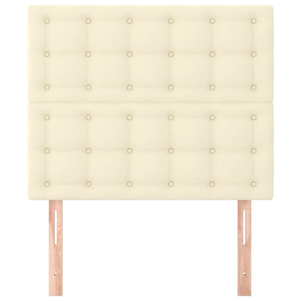 vidaXL peatsikate kreemjasvalge v&auml;rvi, 80 x 5 x 118/128 cm, kunstnahk