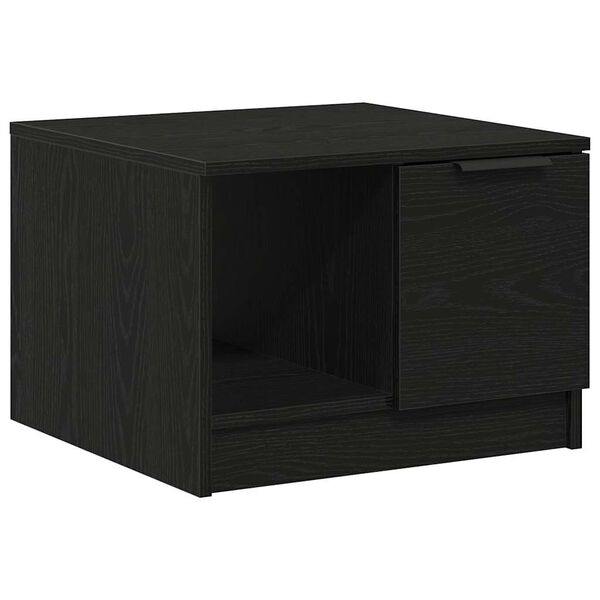 vidaXL Kohvilaud with Drawer Must tamm 50 x 50 x 36 cm Tehispuit