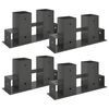 K&uuml;ttepuude Virna Abivahend 4 pcs Antratsiit 34 x 10 x 15 cm Teras