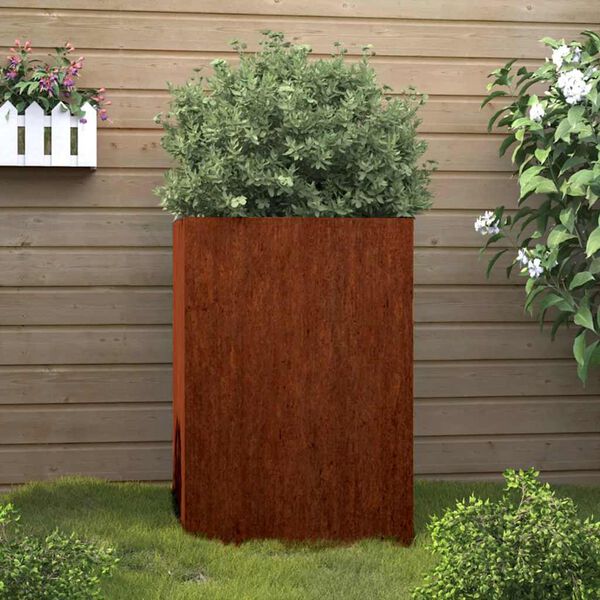 vidaXL taimekast, 42x38x75 cm, Corten teras