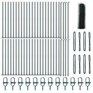 vidaXL Keevitatud Traat Aed Betoonalusega 100 x 0,4 m (L x K)
