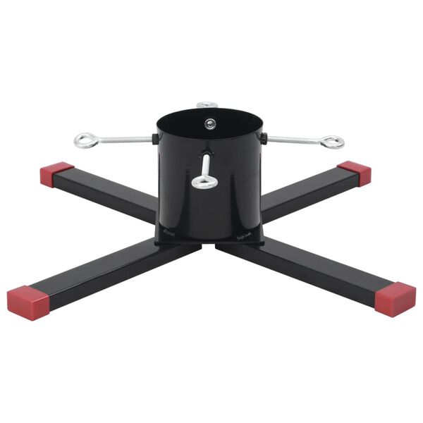 vidaXL j&otilde;ulukuuse alus, must, 61x61x15,5 cm