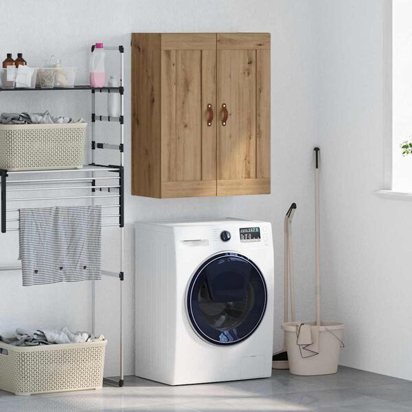 vidaXL Seinakapp K&auml;sit&ouml;&ouml;puu 69,5 x 34 x 90 cm Tehispuit