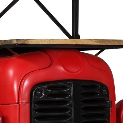 vidaXL traktorikujuline veinikapp 49x31x172 cm, toekas mangopuit