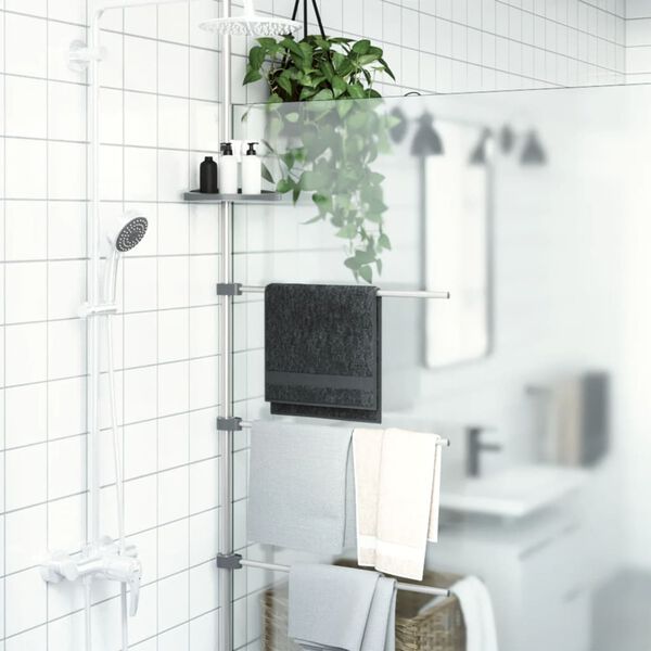 vidaXL k&auml;ter&auml;tikuivati, 47 x 280 cm, alumiinium