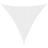 vidaXL päikesepuri, oxford-kangast, kolmnurkne, 4,5x4,5x4,5 m valge