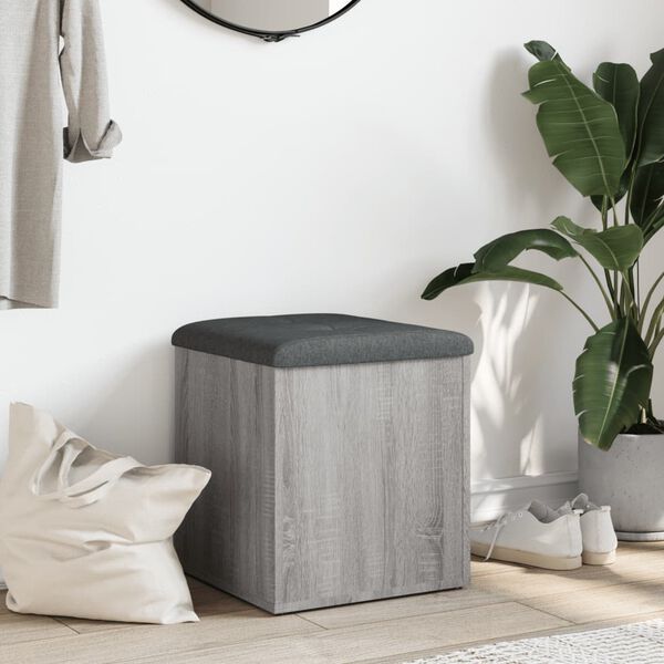 vidaXL hoiupink, hall Sonoma tamm, 42 x 42 x 45 cm, tehispuit