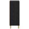 vidaXL Kõide Must tamm 34,5 x 32,5 x 90 cm Tehispuit