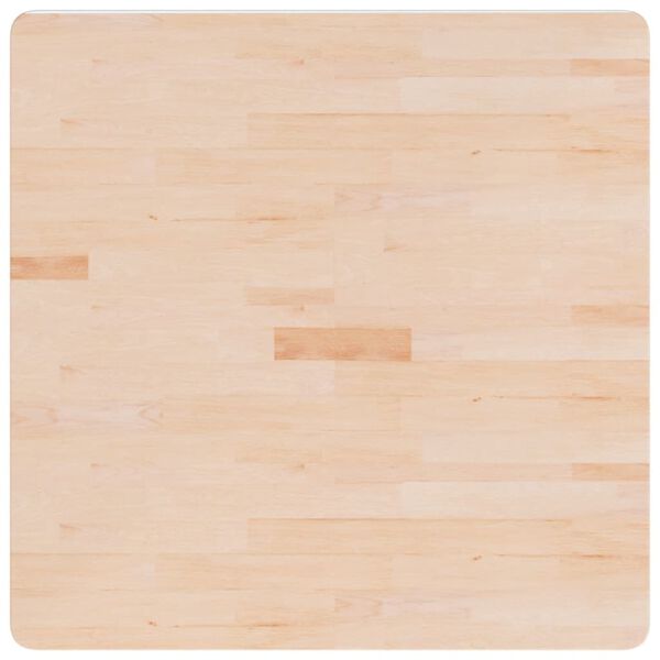 vidaXL ruudukujuline lauaplaat, 80 x 80 x 2,5 cm, t&ouml;&ouml;tlemata tammepuit