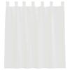 vidaXL Aasadega Voile kardinad 2 tk valge 140x140 cm
