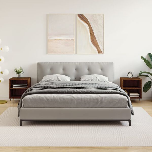 vidaXL öökapid 2 tk, pruun tamm, 40 x 30 x 50 cm, tehispuit