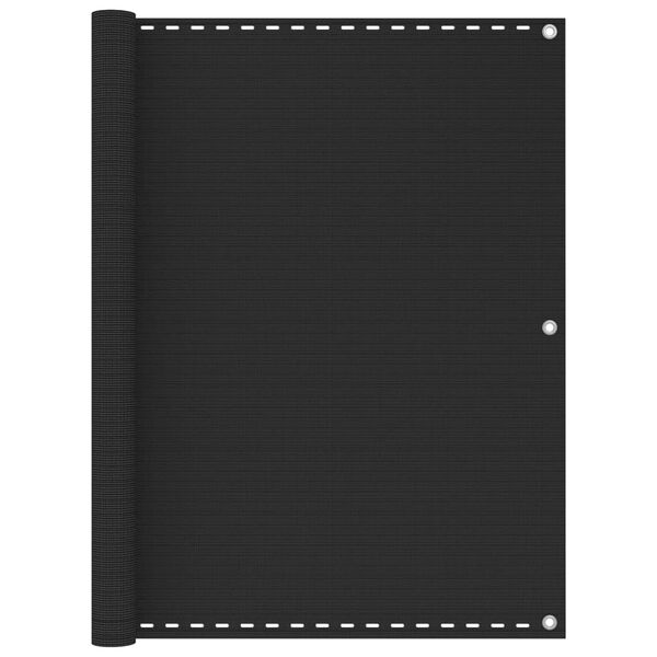 vidaXL rõdusirm antratsiithall 120x600 cm HDPE