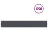 vidaXL Murupiire 50 tk 15 x 103 cm K&uuml;lmpruun teras Antratsiit