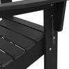 vidaXL Aia lõõgastusmööbel 3 pcs Must 38 x 38 x 46cm Plastmass