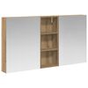 vidaXL Vannitoa kapikomplekt uksega 3 pcs 130 x 14,5 x 70 cm Tehispuit