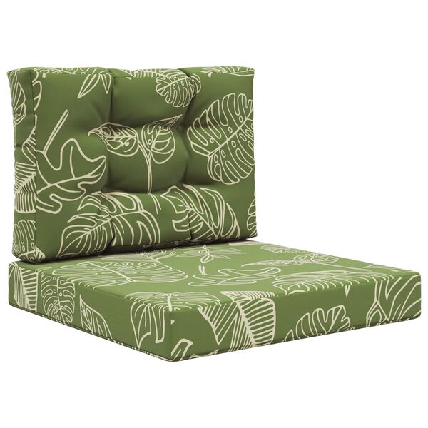 vidaXL V&auml;lim&ouml;&ouml;blitugi patja 2 pcs Lehe Kujundus Pol&uuml;ester