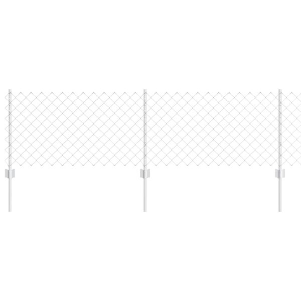 vidaXL Aed koos postiga H&otilde;bedane 0,6 x 10 m Teras