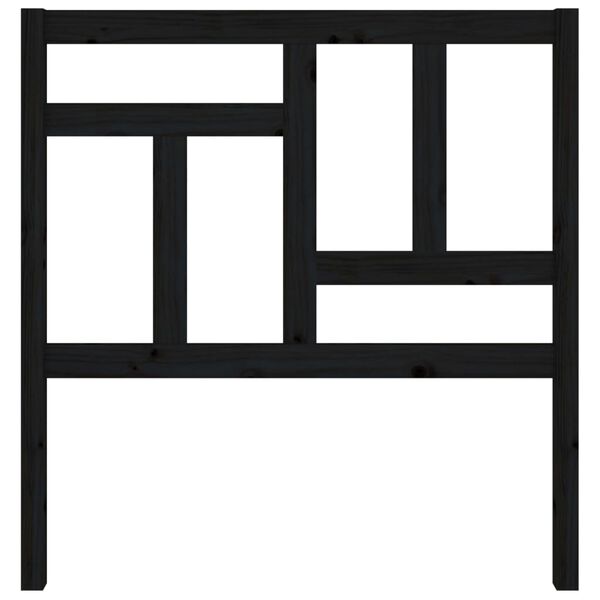 vidaXL voodipeats, must, 95,5 x 4 x 100 cm, männipuit