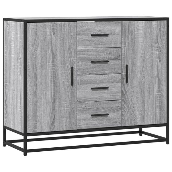 vidaXL puhvetkapp Hall Sonoma 92x35x76 cm Engineered Wood