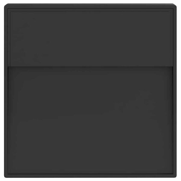 vidaXL &otilde;ue LED-seinavalgusti, must, survevalatud alumiinium