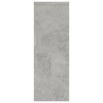 vidaXL seinariiul, betoonhall, 45,1x16x45,1 cm, puitlaastplaat