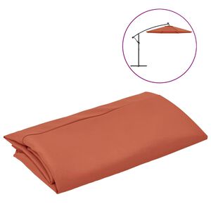 vidaXL asenduskangas aia p&auml;ikesevarjule, terrakota, 300 cm