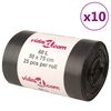 vidaXL pr&uuml;gikotid, 250 tk, must, 60 l