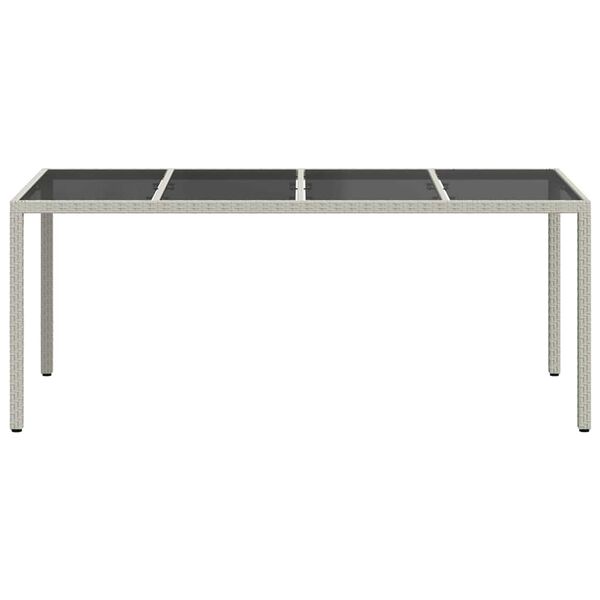 vidaXL Aia Toitlustamis Laua Valge 190 x 90 x 75 cm Polürooster