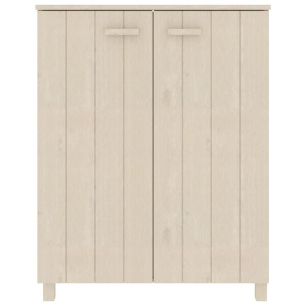 vidaXL kingakapp "HAMAR", meepruun, 85x40x108 cm, männipuit