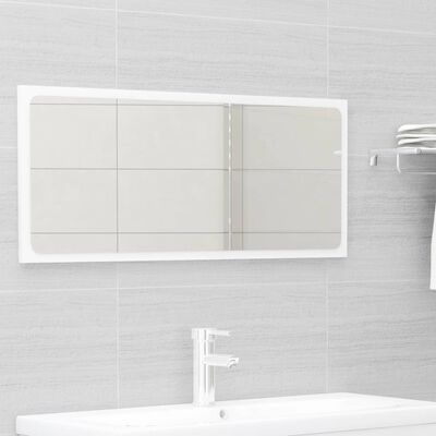 vidaXL 2-osaline vannitoamööbli komplekt, valge, tehispuit