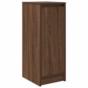 vidaXL jalatsikapp, pruun tamm, 29,5x34x76 cm, tehispuit
