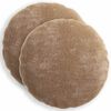 vidaXL Diivanipadi 2 tk HEERLEN Pruun &Oslash; 40 cm &Scaron;en&uuml;&uuml;lfabric