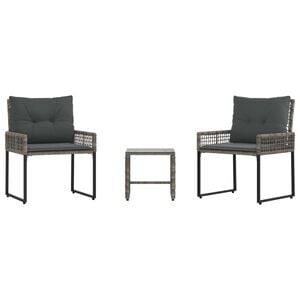 vidaXL V&auml;lis m&ouml;&ouml;bli komplekt padjaga 3 pcs Hall