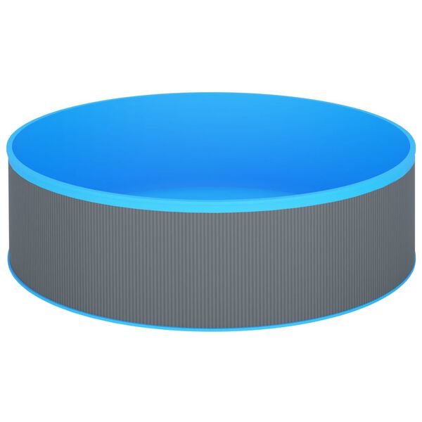 vidaXL lastebassein rippuva pinnapuhastaja ja pumbaga 350x90 cm hall