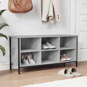 vidaXL kingakapp, hall Sonoma tamm, 100 x 35 x 50 cm, tehispuit